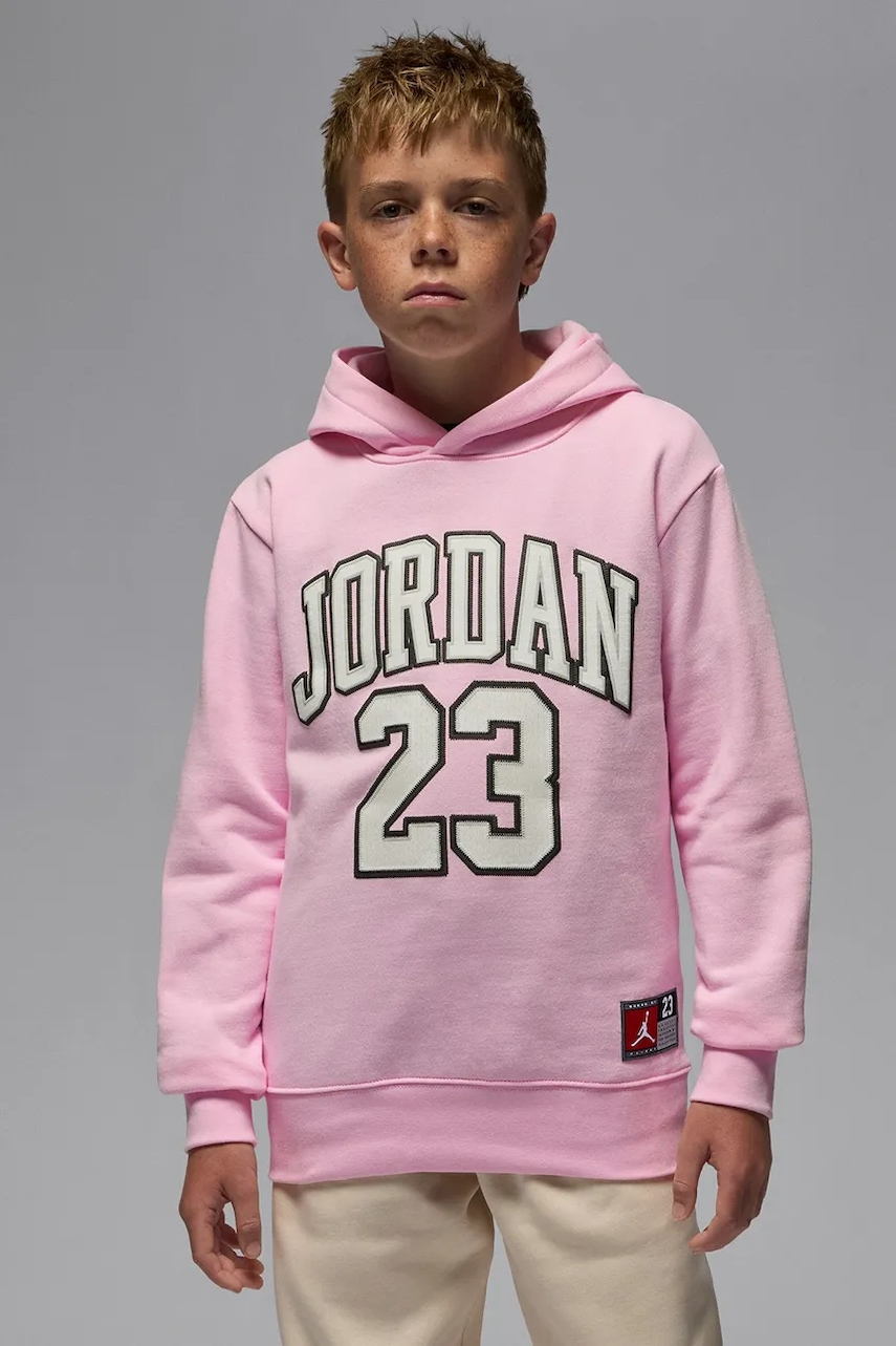 Jordan  mikina s kapucňou detská s bavlnou