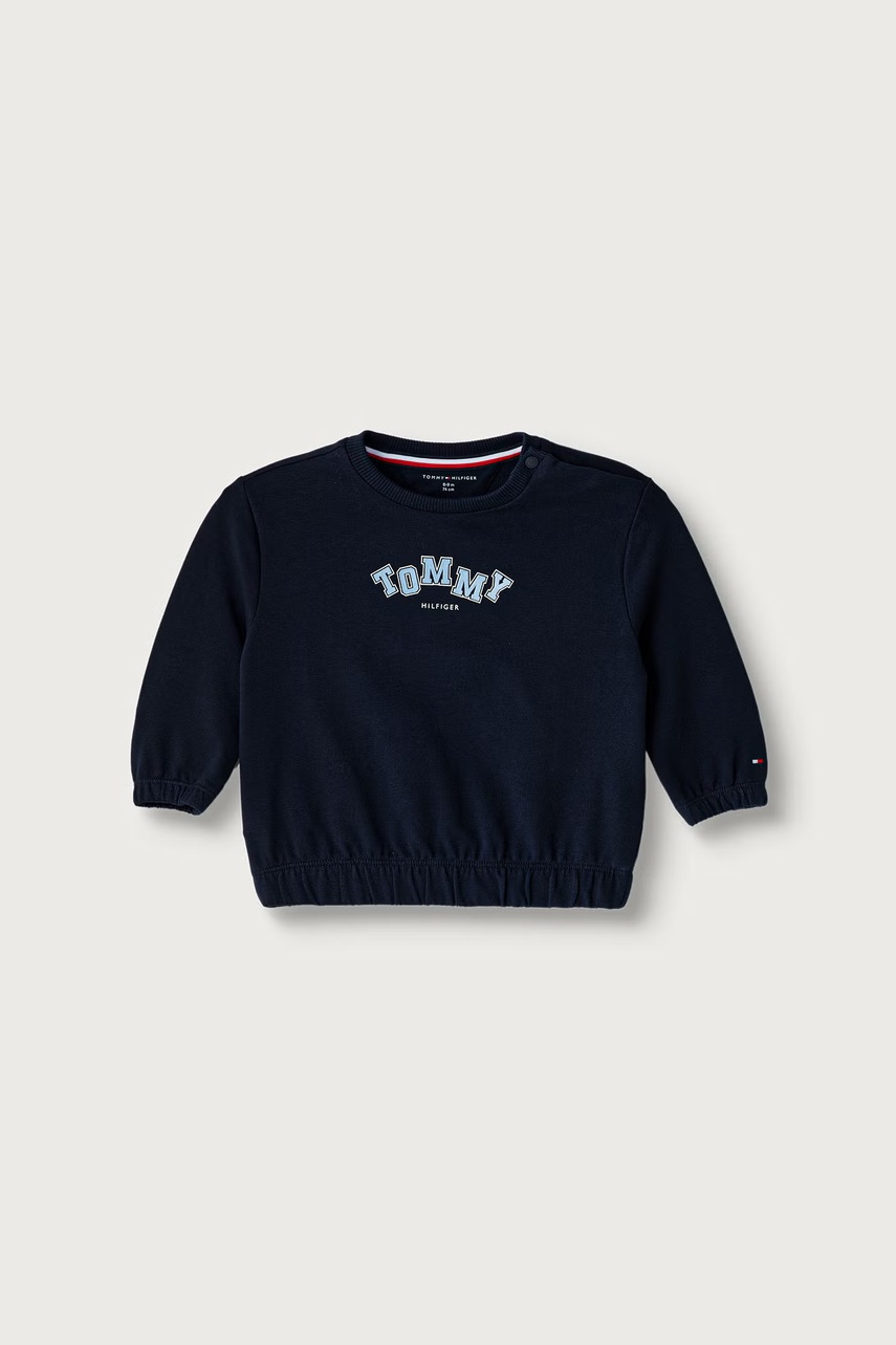 Tommy Hilfiger hanorac pentru bebeluși cu bumbac