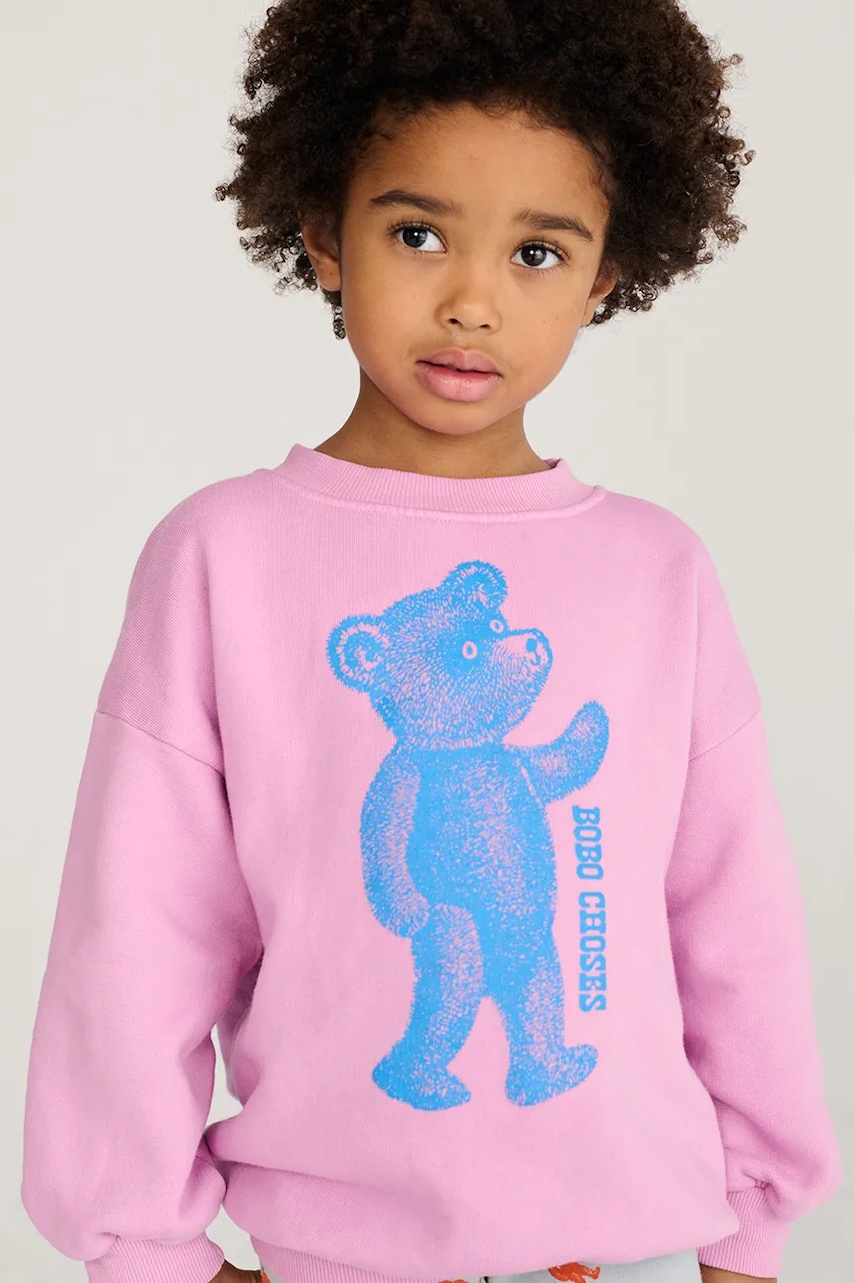 Bobo Choses μπλούζα oversize παιδική με βαμβάκι Softpaw Monster