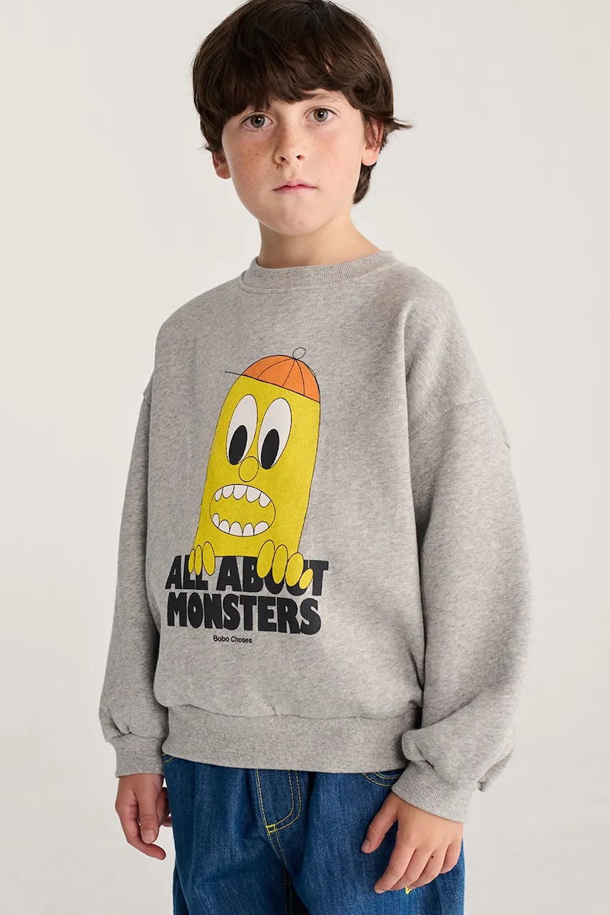 Bobo Choses dukserica za djecu od pamuka Bigtooth Lemon