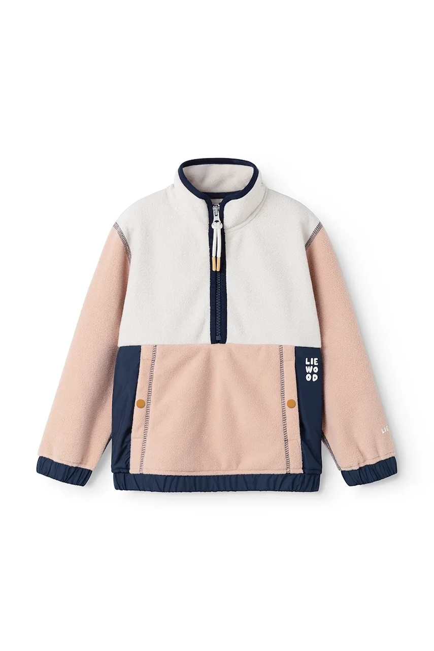 Liewood  flísová mikina detská Wynn Fleece Half Zip Shirt
