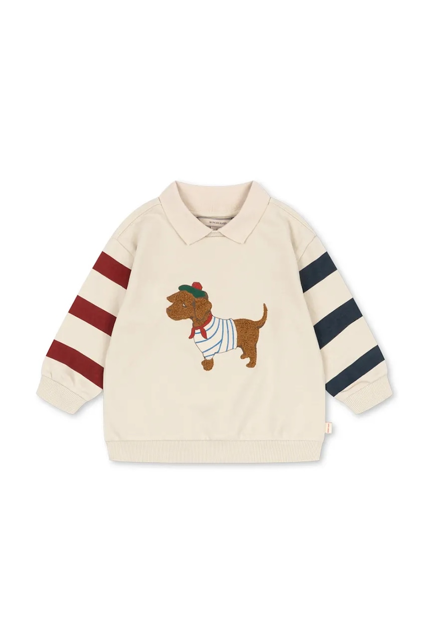 Konges Sløjd mikina detská s bavlnou SPOTTY SWEAT SHIRT GOTS