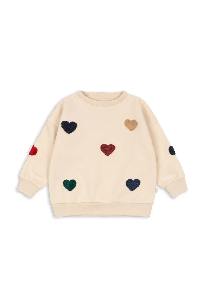 Konges Sløjd oversize mikina detská s bavlnou LOU TERRY SWEAT SHIRT OCS