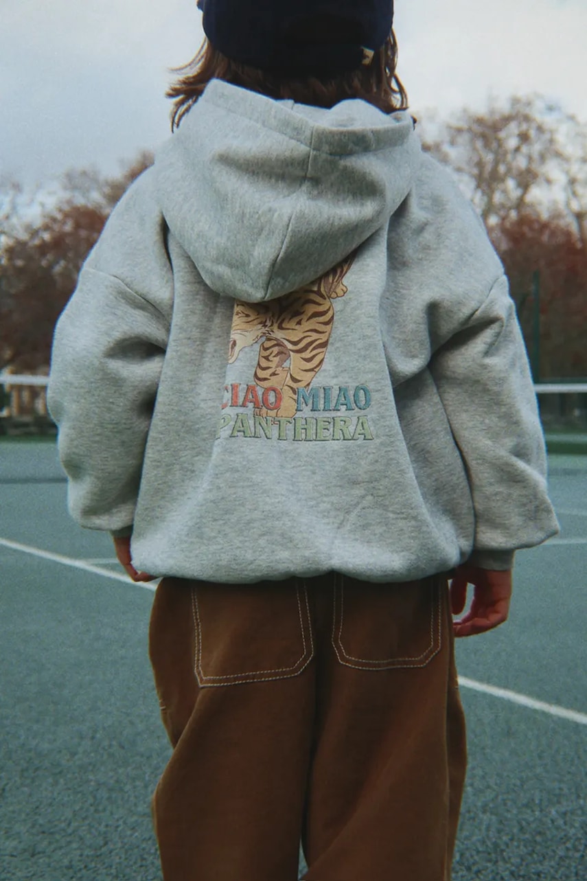 Konges Sløjd dukserica na zakopčavanje sa kapuljačom za djecu s pamukom LOU SWEAT ZIP HOOD GOTS