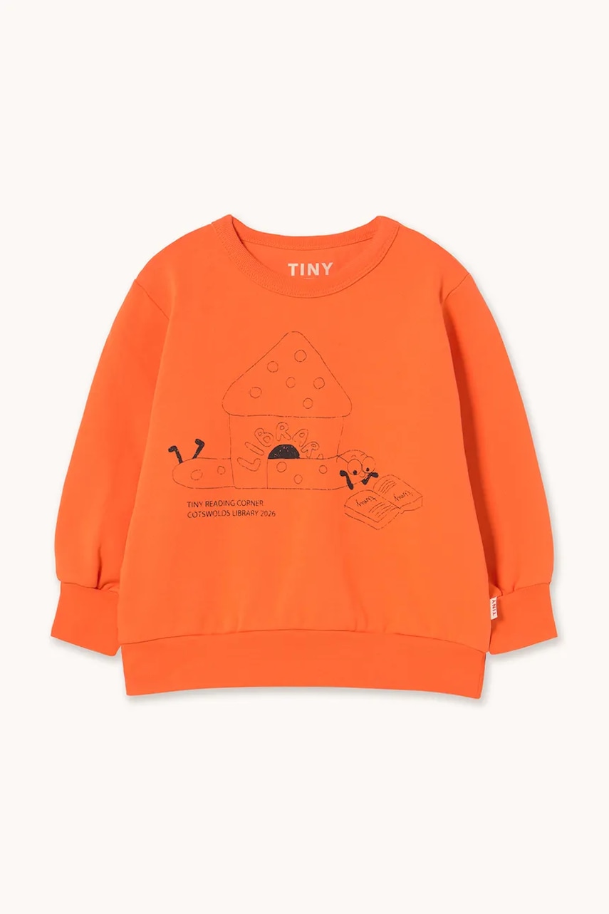 Tinycottons mikina detská bavlnená LIBRARY GRAPHIC SWEATSHIRT
