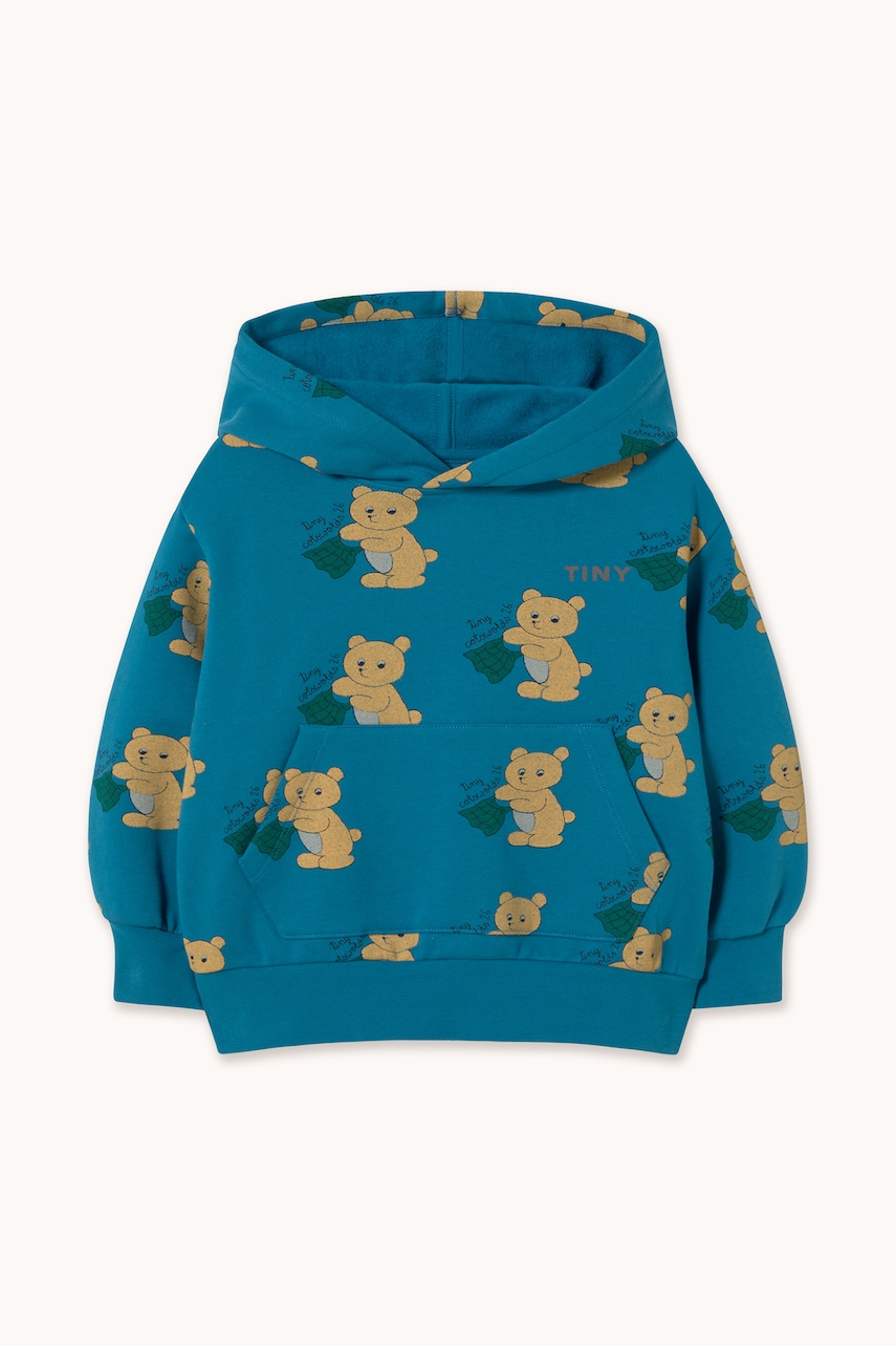 Tinycottons dukserica sa kapuljačom za djecu od pamuka BEARS HOODIE