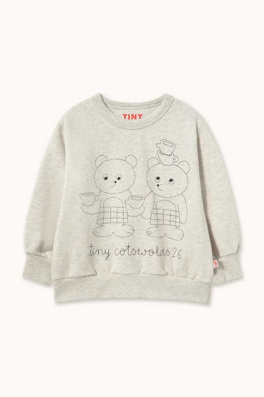 Tinycottons hanorac pentru copii din bumbac TINY TEA ROOM GRAPHIC SWEATSHIRT