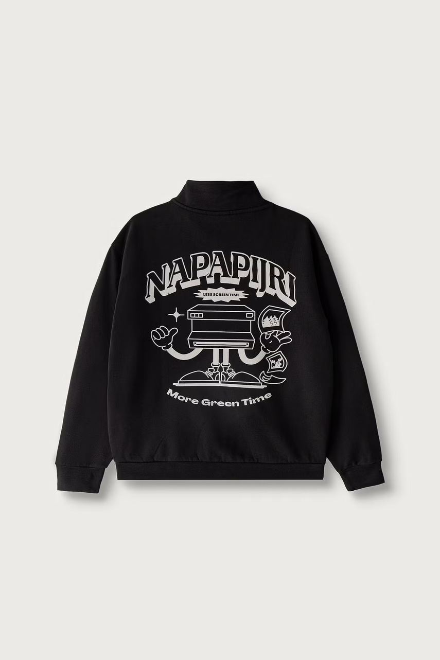 Napapijri  mikina detská s bavlnou B-TIPI HZ