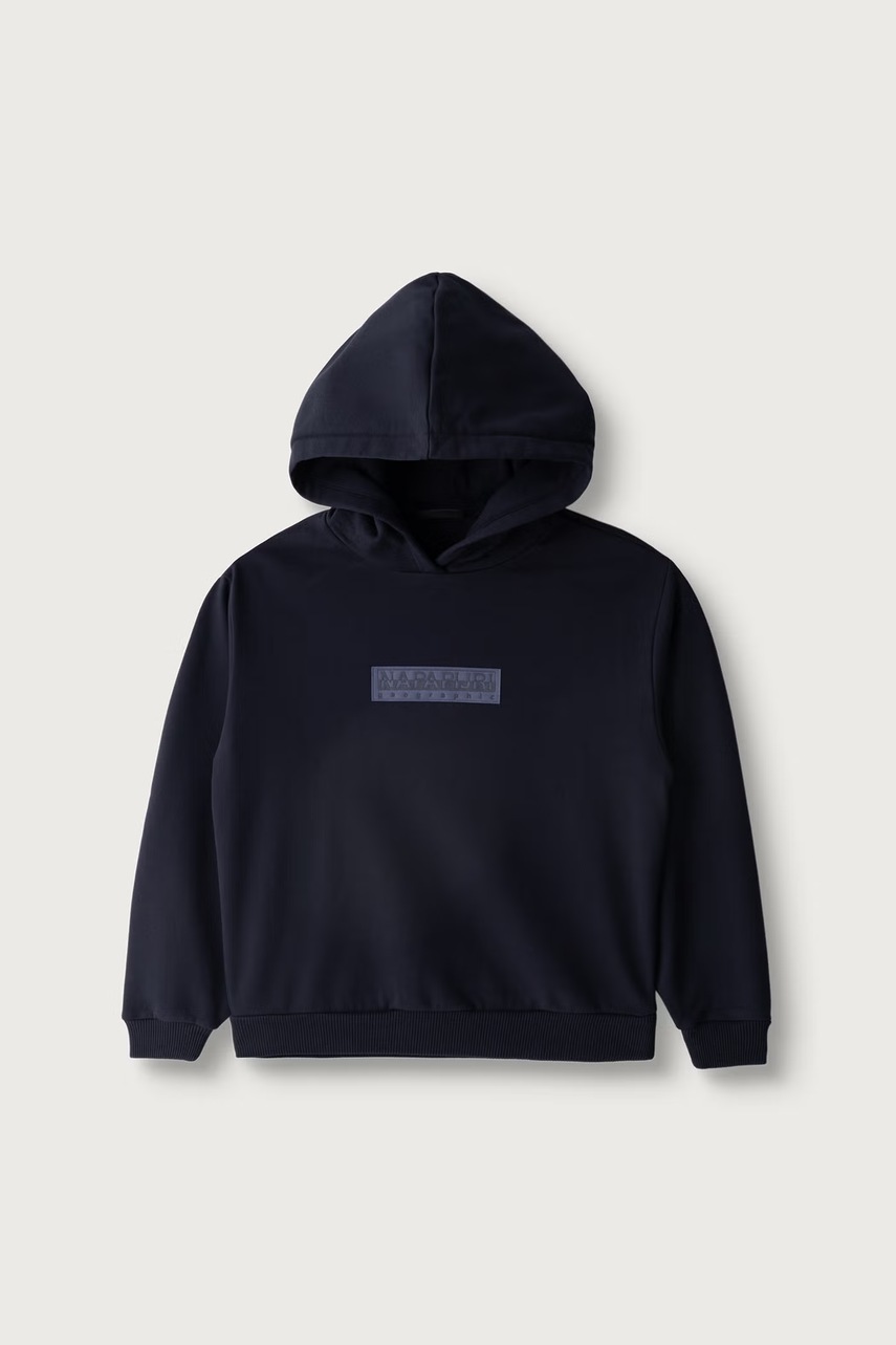 Napapijri  hanorac cu glugă pentru copii cu bumbac B-NEW BOX LOGO H W