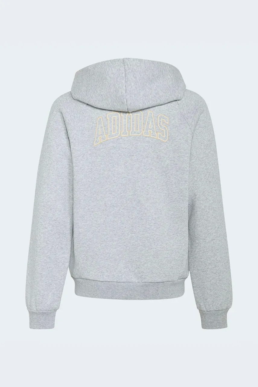 adidas  суичър с цип и качулка за деца с памук