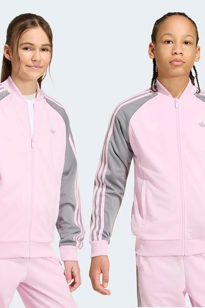 adidas Originals hanorac cu fermoar pentru copii