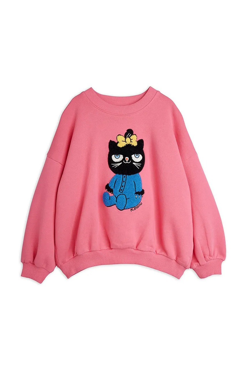 Mini Rodini mikina dětská bavlněná Cat (obrázek 2)