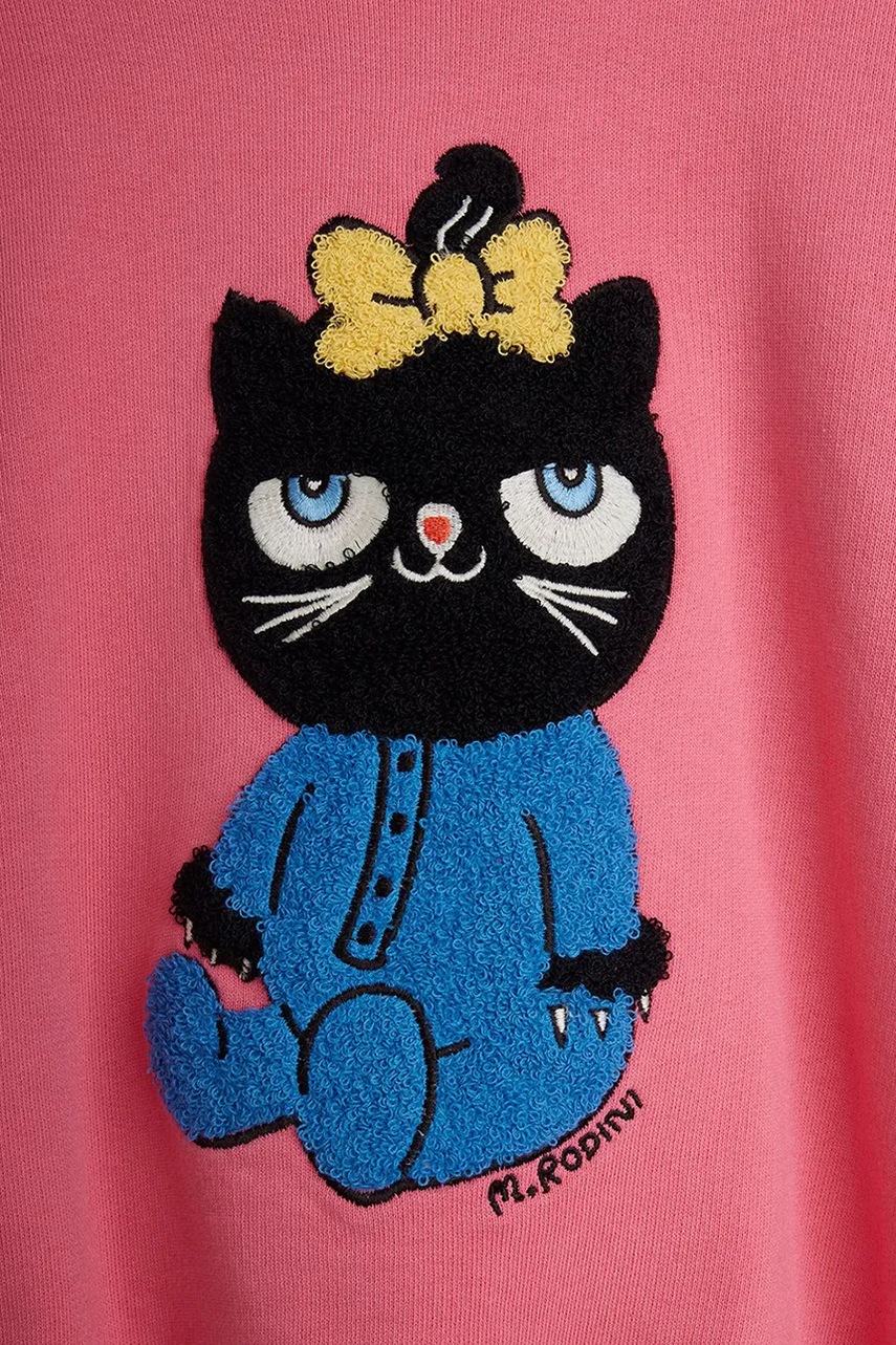 Mini Rodini mikina dětská bavlněná Cat (obrázek 4)