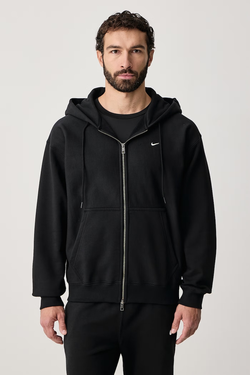 Nike Sportswear dukserica na zakopčavanje sa kapuljačom za muškarce s pamukom Solo Swoosh