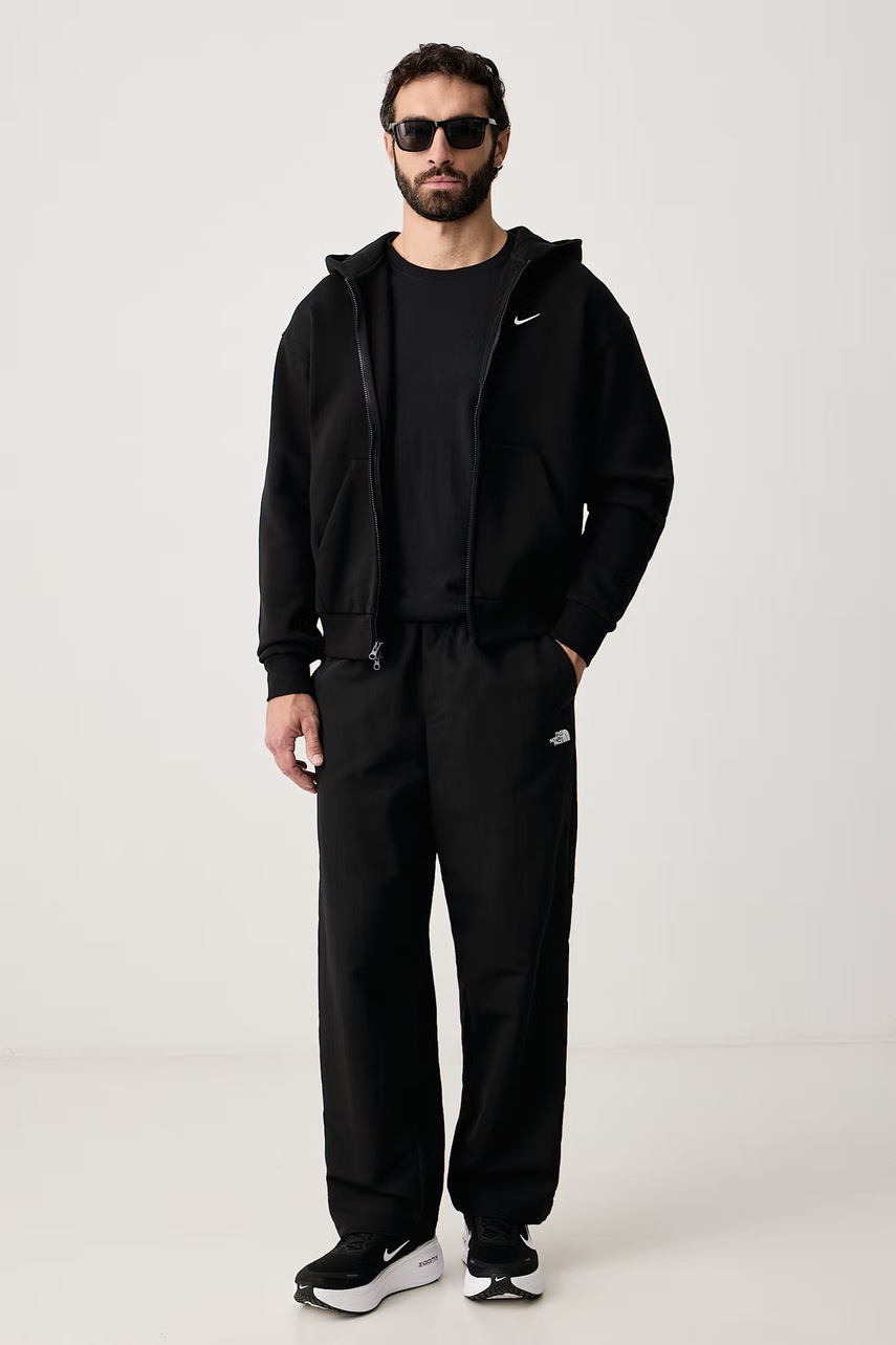 Nike Sportswear  суичър с цип и качулка мъжки с памук Solo Fleece