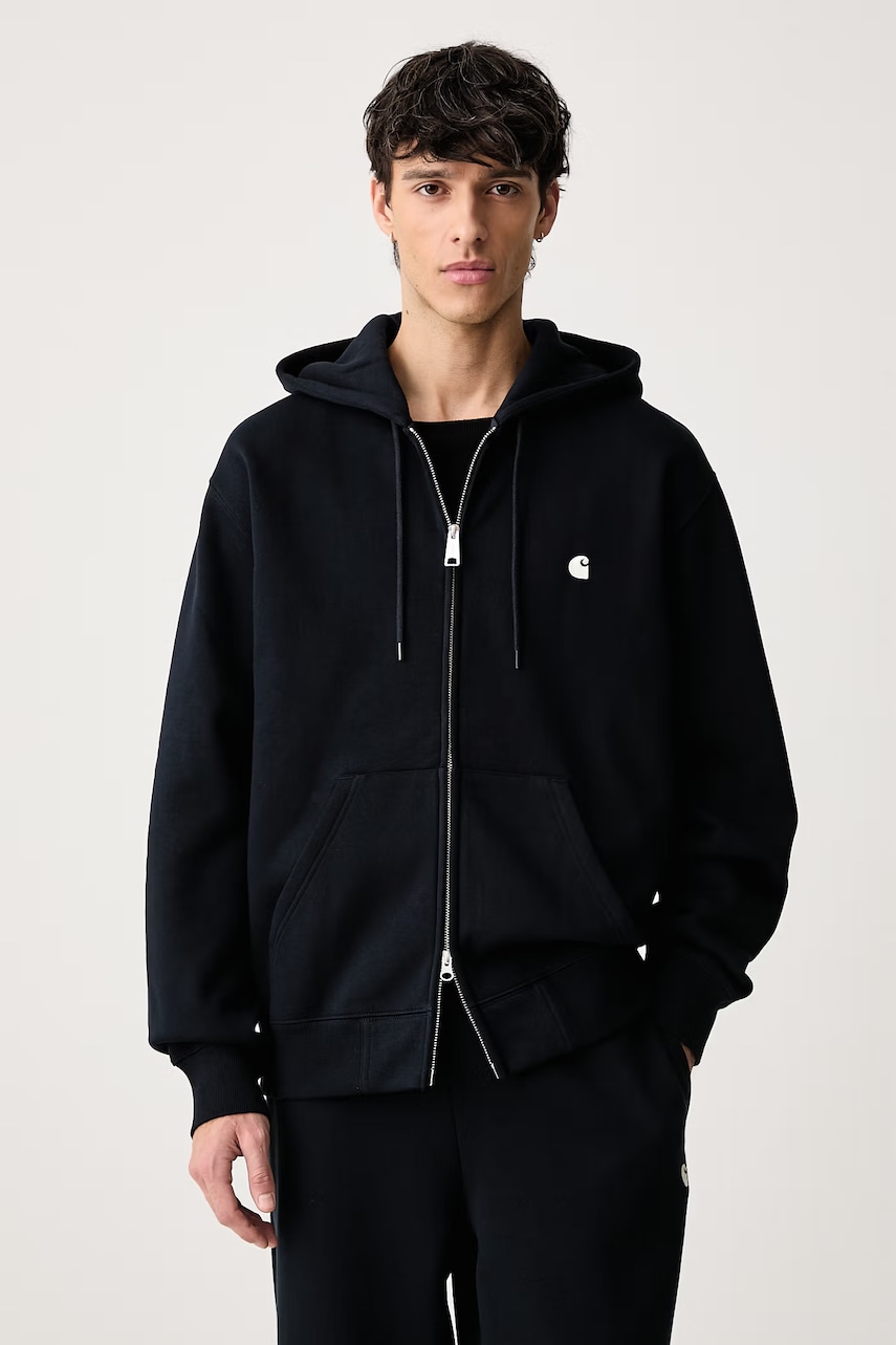 Carhartt WIP  Hooded Mack Jacket hanorac cu fermoar și glugă din bumbac pentru bărbați
