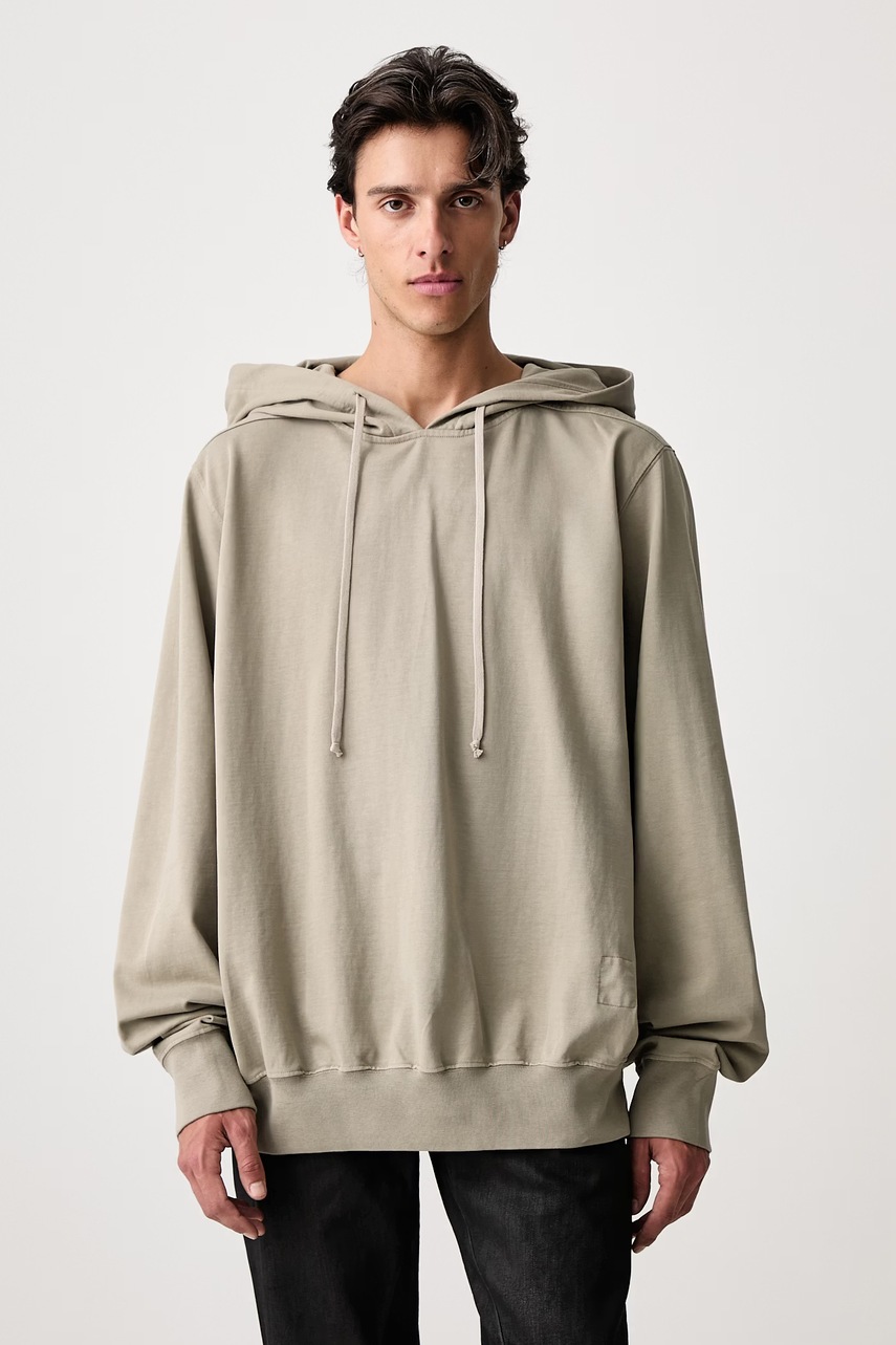 Rick Owens DRKSHDW  Oversized hanorac cu glugă din bumbac pentru bărbați