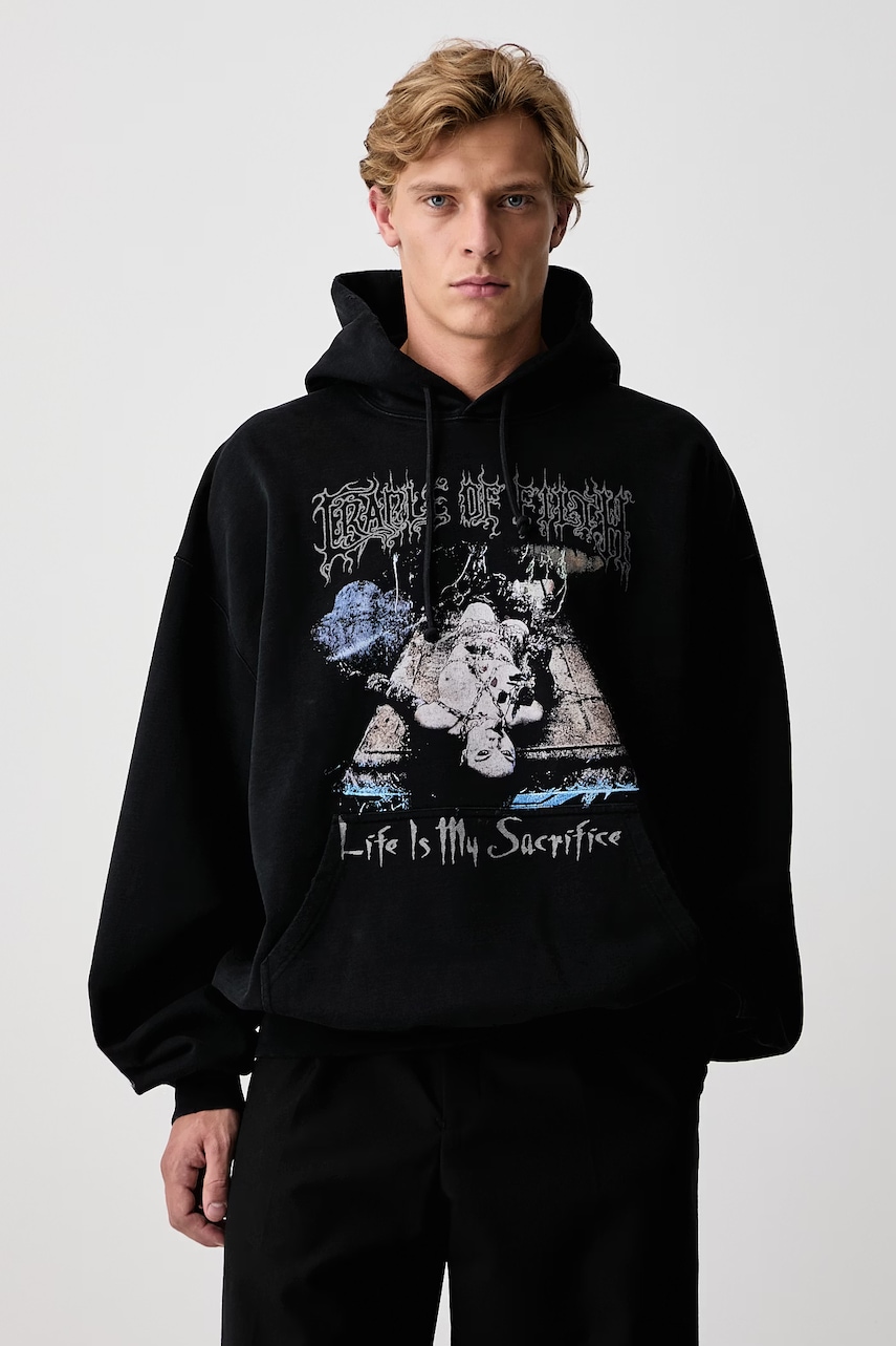 Vetements  Cof Sacrifice hanorac cu glugă din bumbac pentru bărbați