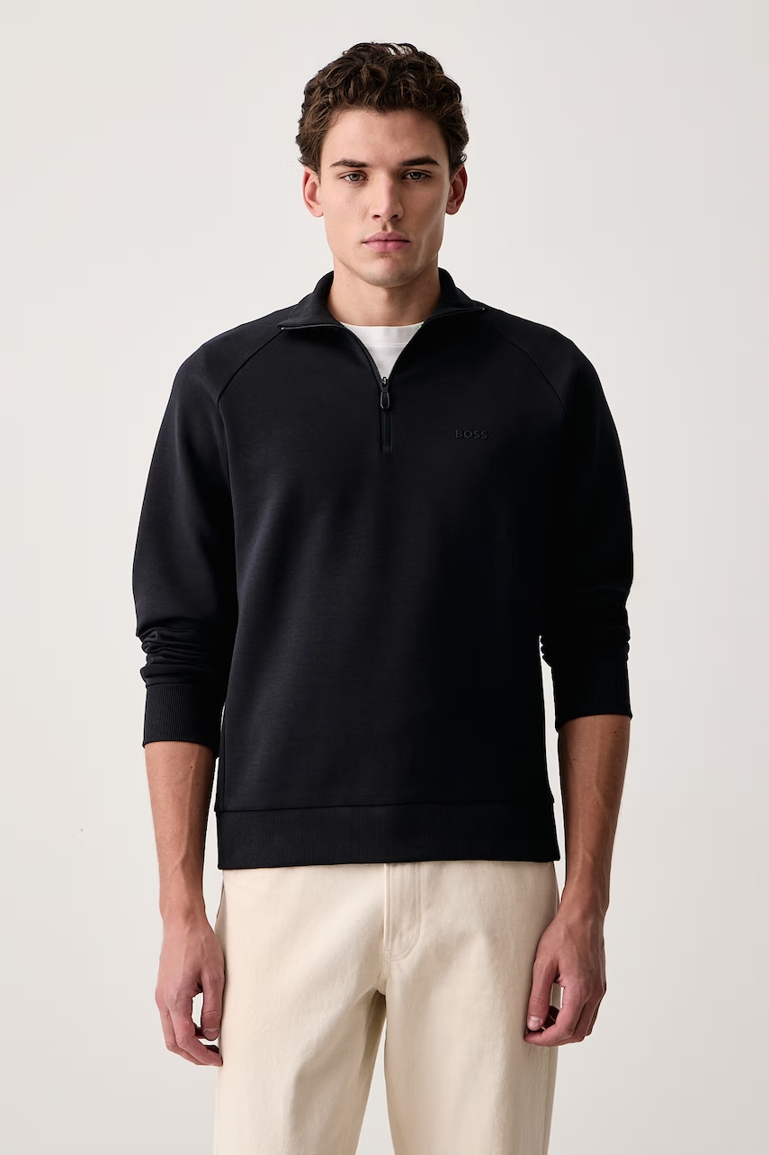 BOSS Green hanorac pentru bărbați cu bumbac Sweat