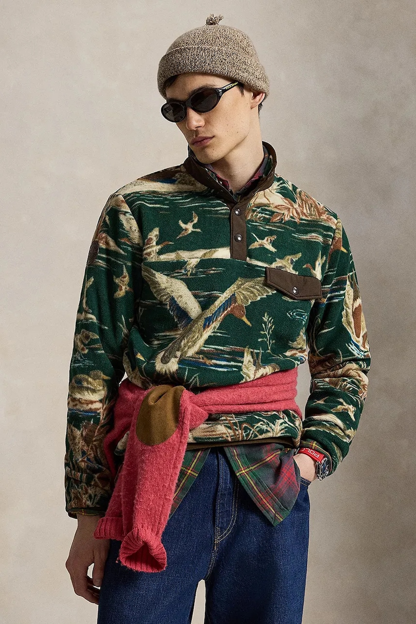 Polo Ralph Lauren hanorac pentru bărbați din polar