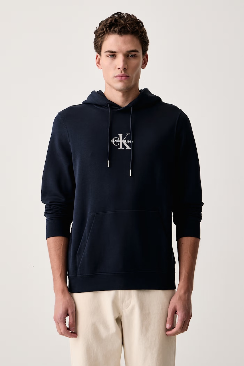 Calvin Klein Jeans  hanorac cu glugă bărbătesc din bumbac