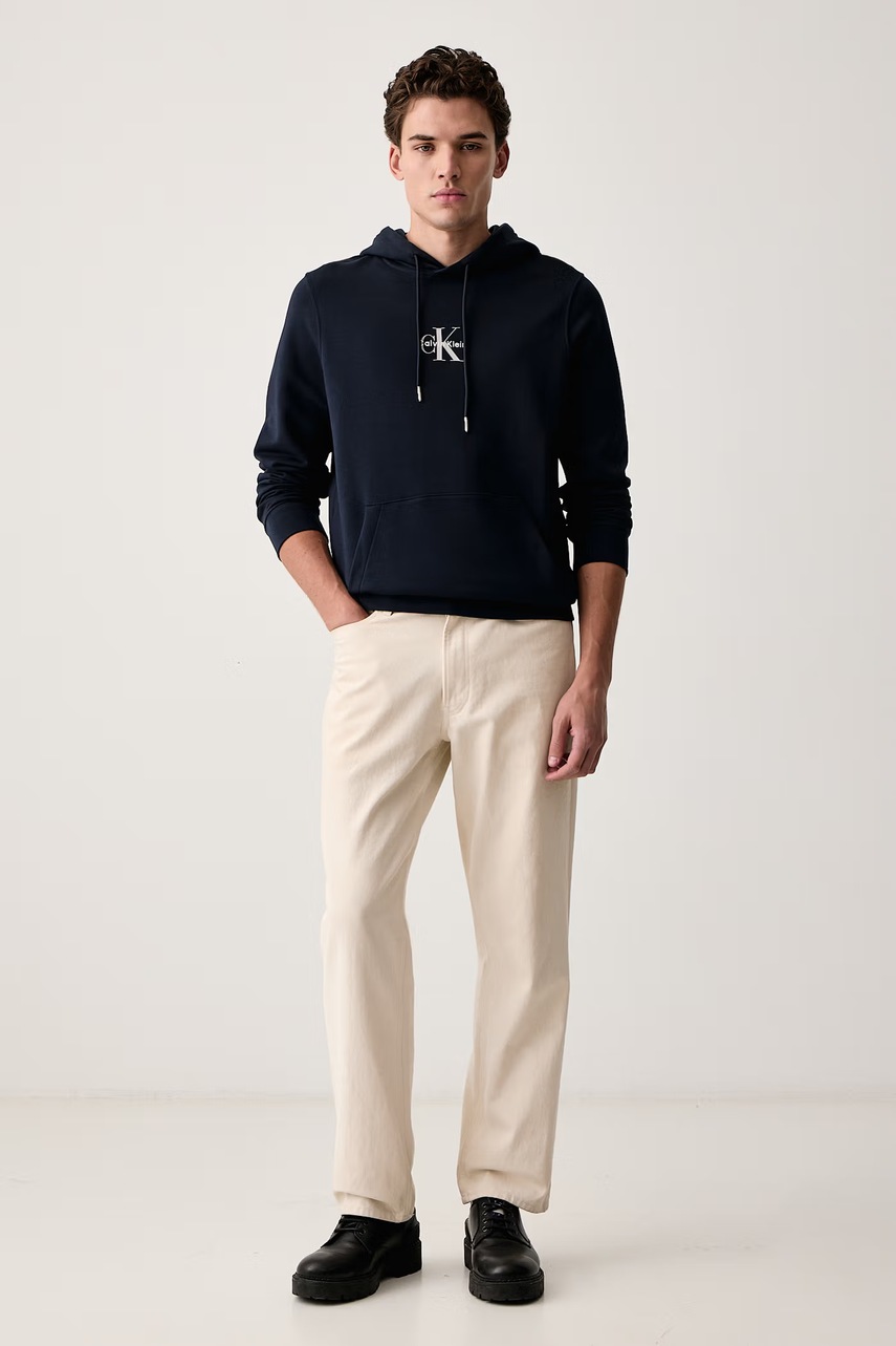 Calvin Klein Jeans  суичър с качулка мъжки с памук