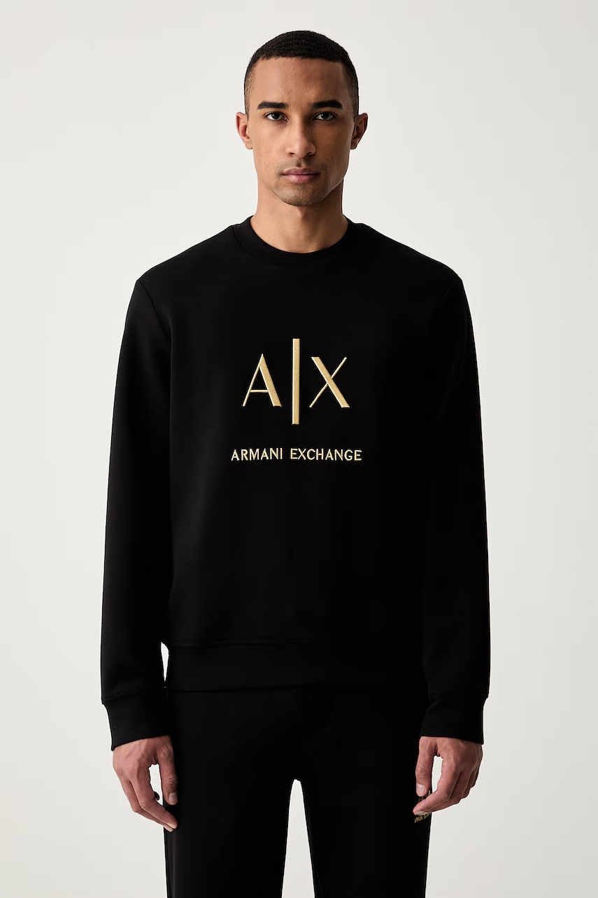 Armani Exchange bluza męska z bawełną