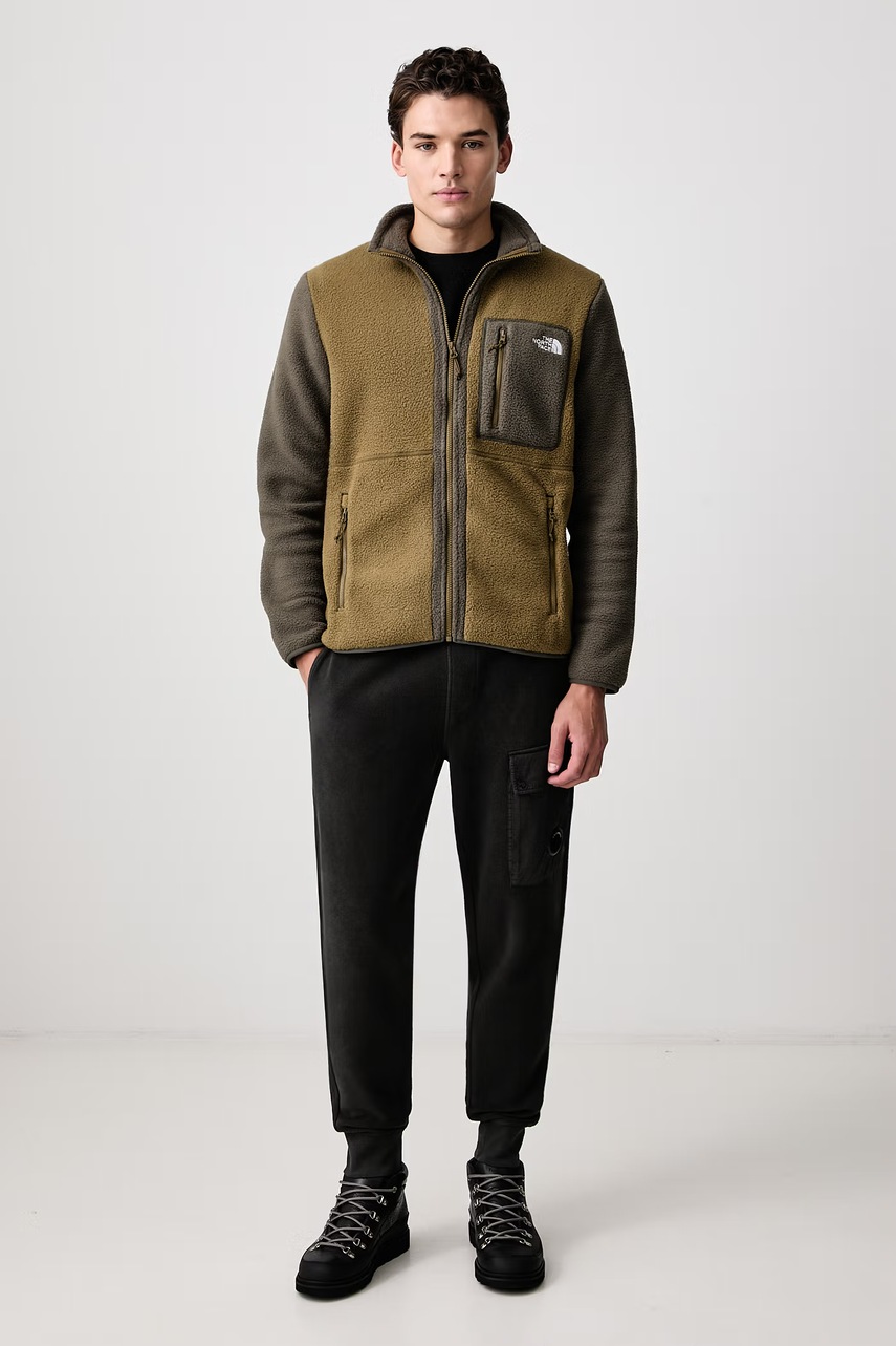 The North Face  суичър с цип мъжки от полар Yumiori
