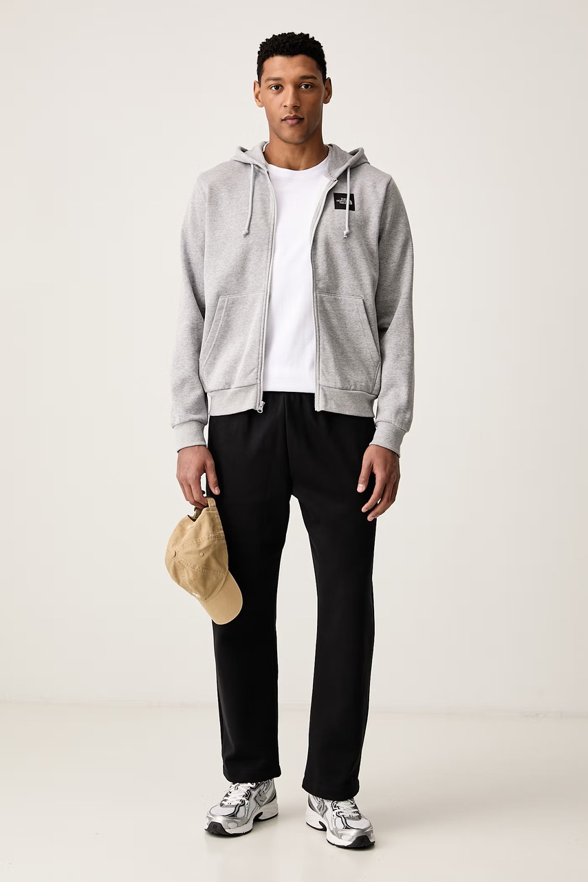 The North Face  суичър с цип и качулка мъжки с памук Box Regular