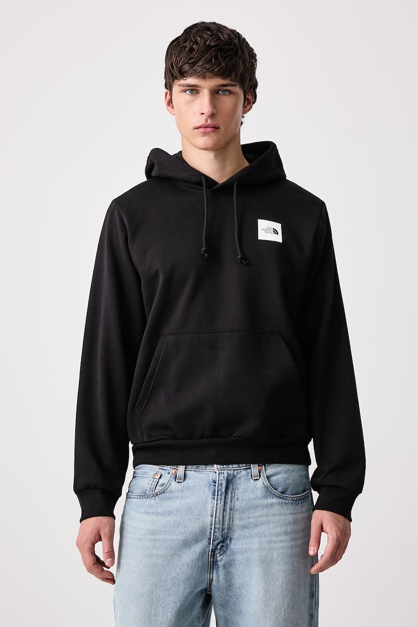 The North Face dukserica sa kapuljačom za muškarce s pamukom Box Regular