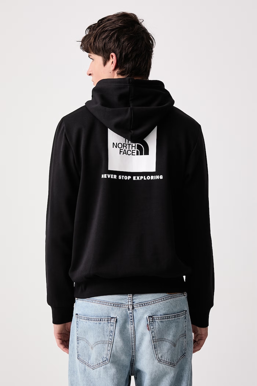 The North Face dukserica sa kapuljačom za muškarce s pamukom Evolution