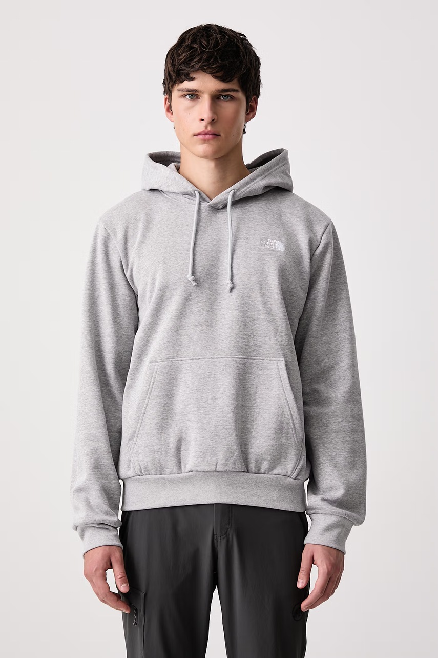 The North Face  pulover s kapuco moški z bombažem Evolution