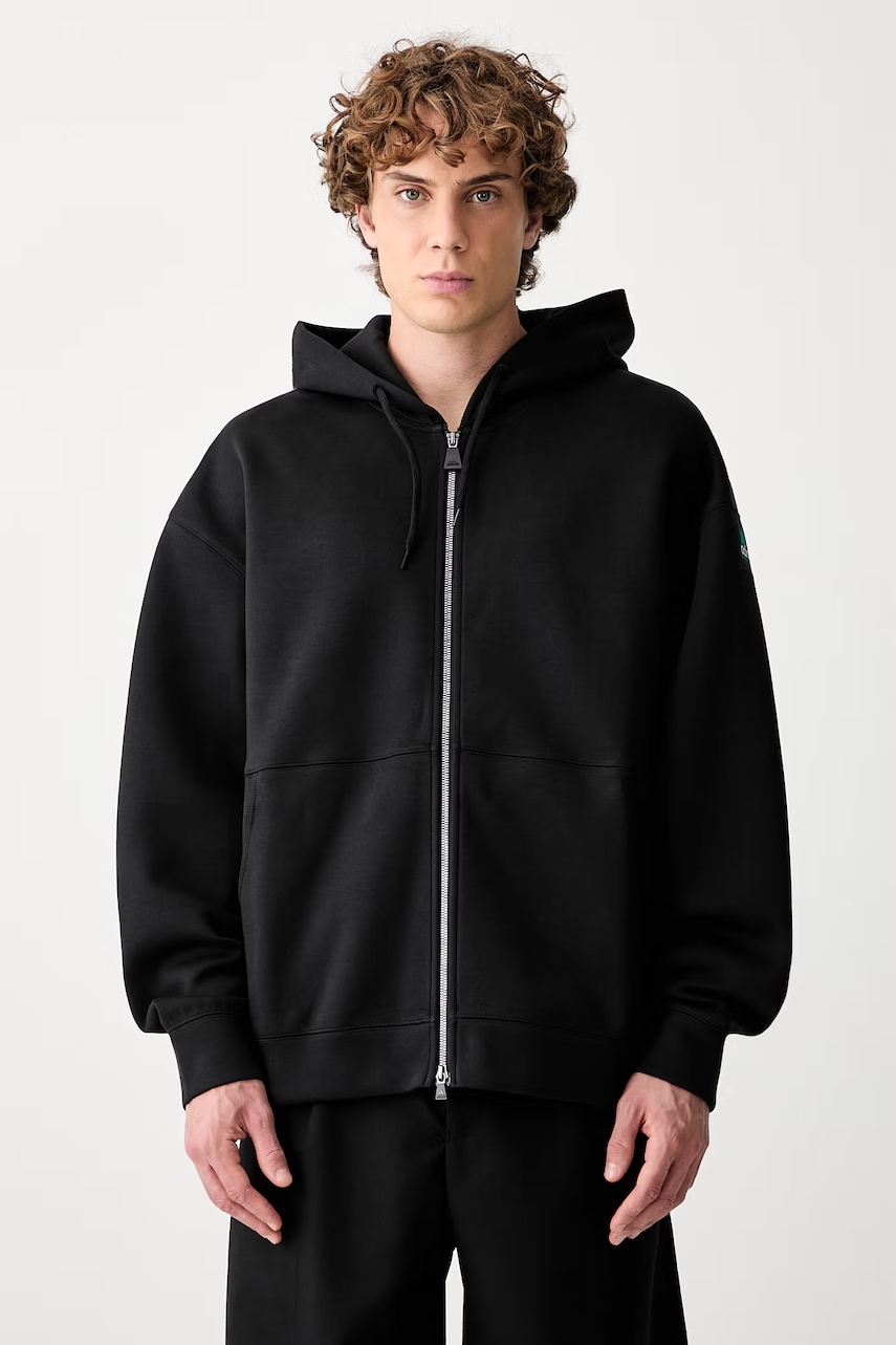 adidas Originals Spacer bluza rozpinana z kapturem z bawełną męska