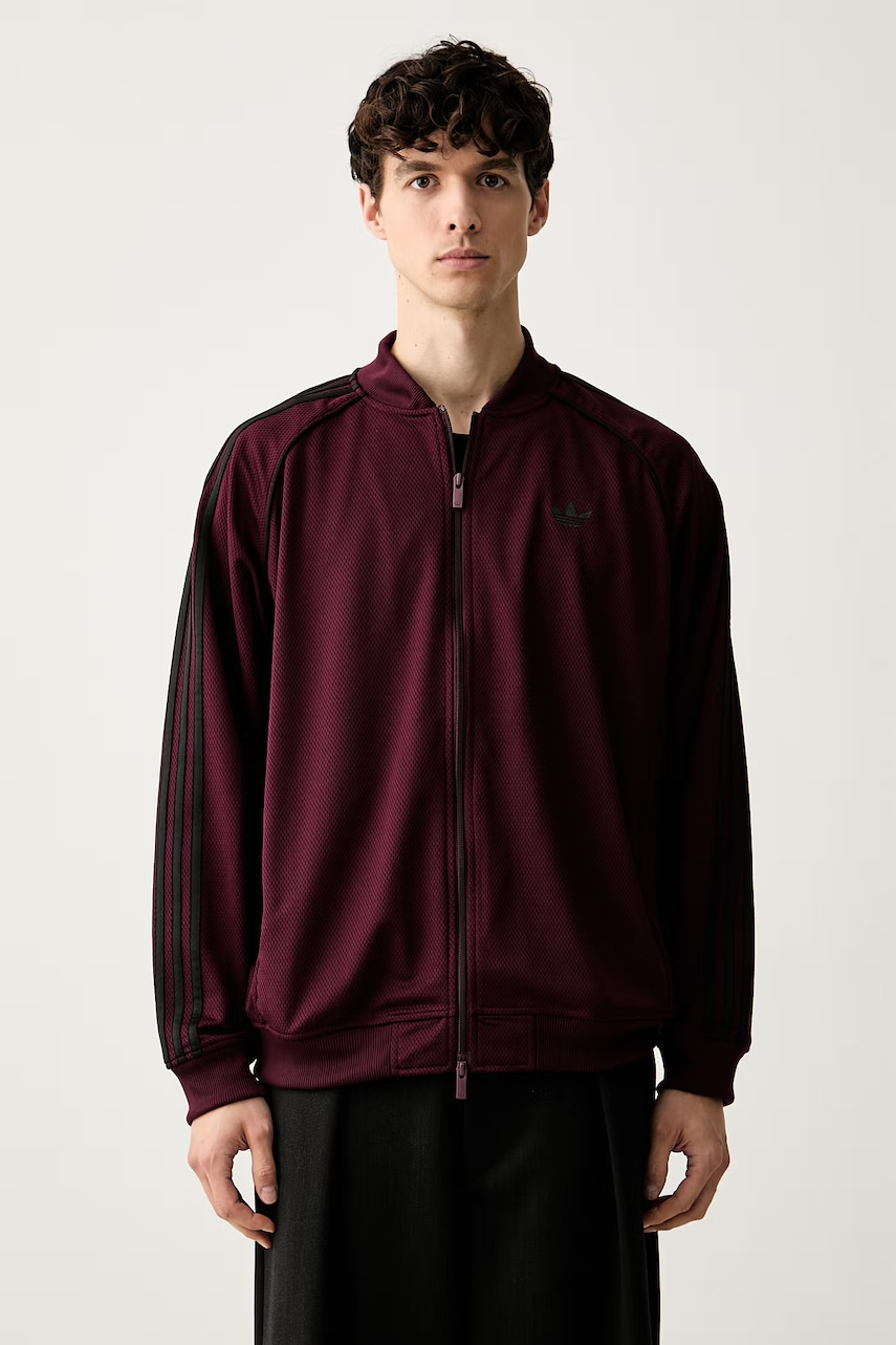 adidas Originals μπλούζα με κουμπιά ανδρική SST Adicolor Classic Mesh