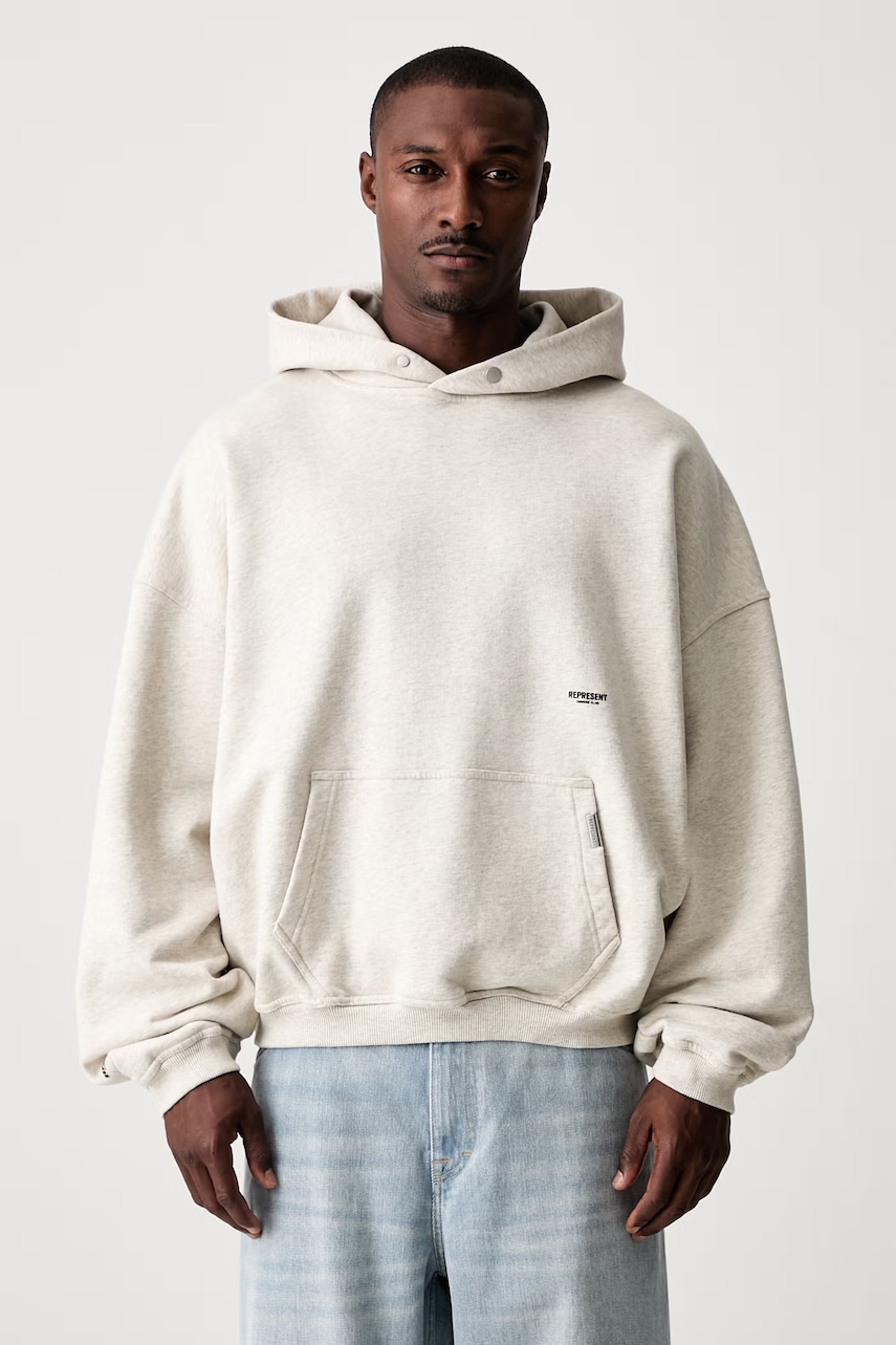 Represent bluza z kapturem bawełniana męska