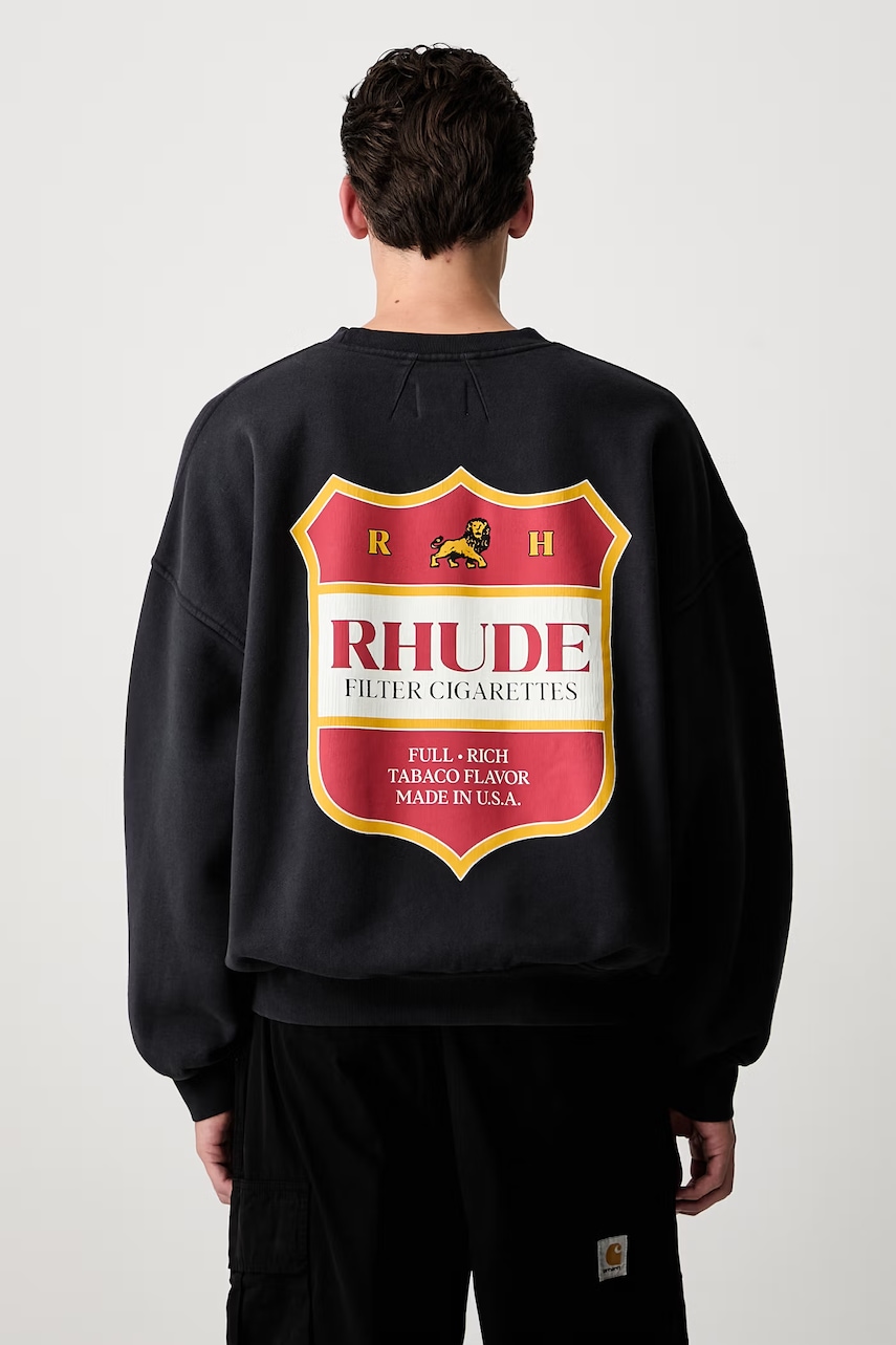 RHUDE bluza bawełniana męska
