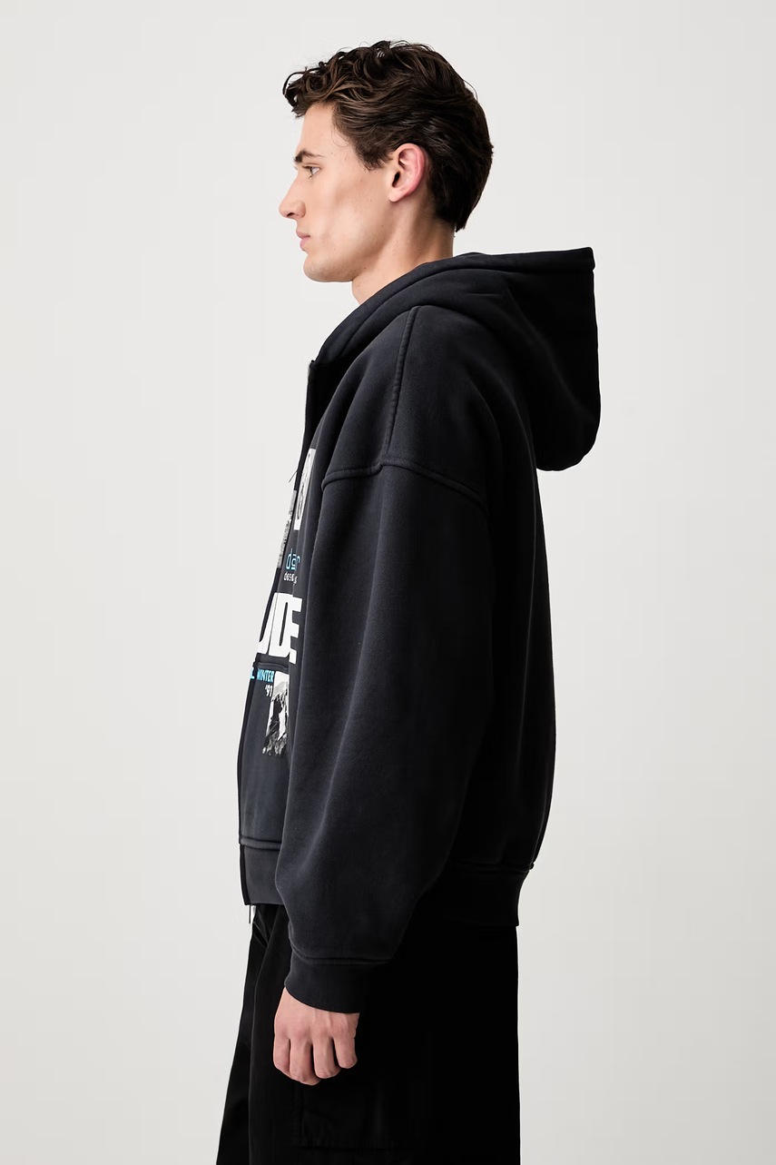 RHUDE bluza z kapturem bawełniana męska (zdjęcie 4)