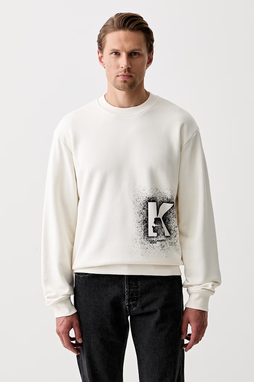 Karl Lagerfeld Jeans hanorac pentru bărbați cu bumbac