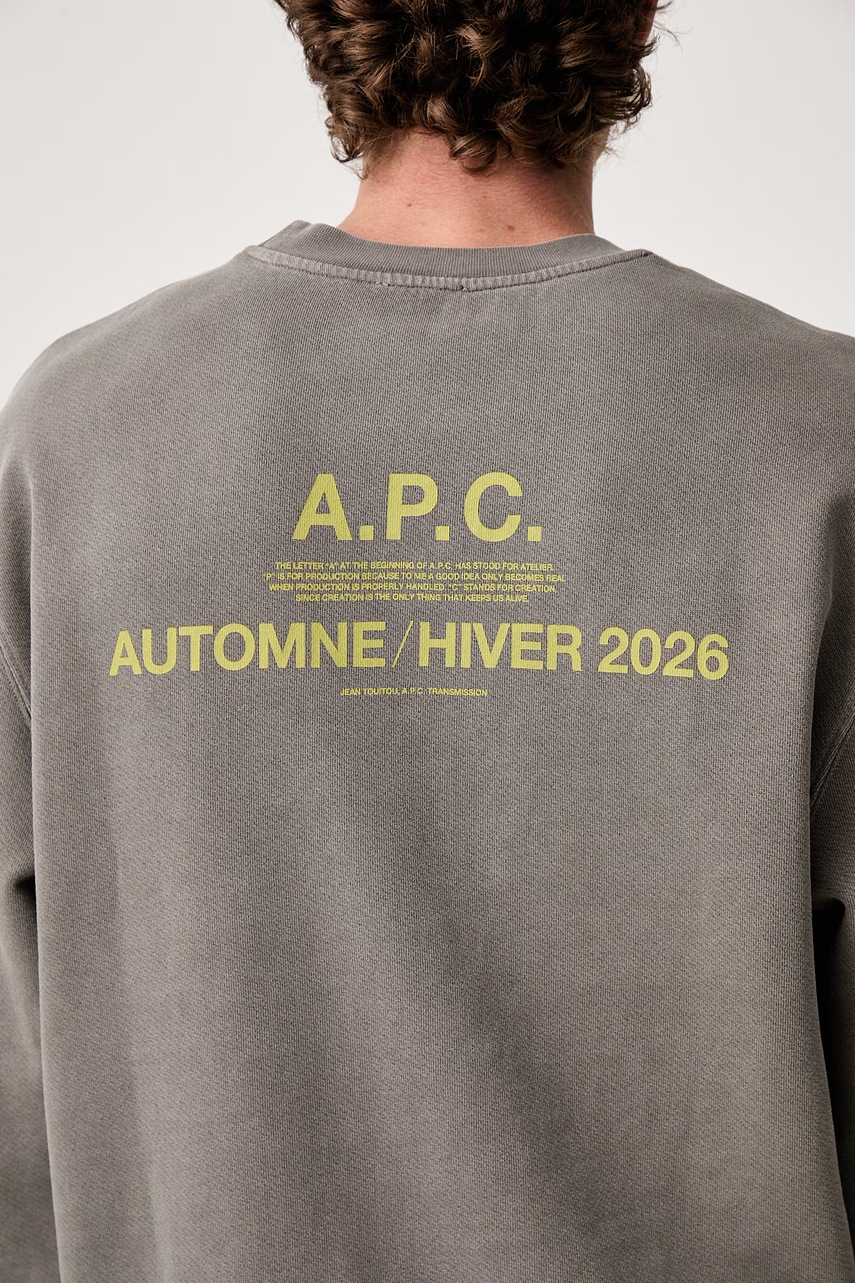 A.P.C. Automne26 bluza bawełniana męska (zdjęcie 6)