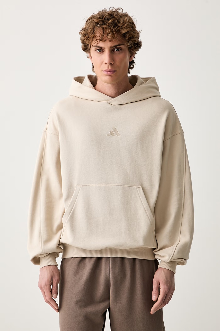 adidas mikina s kapucí pánská bavlněná