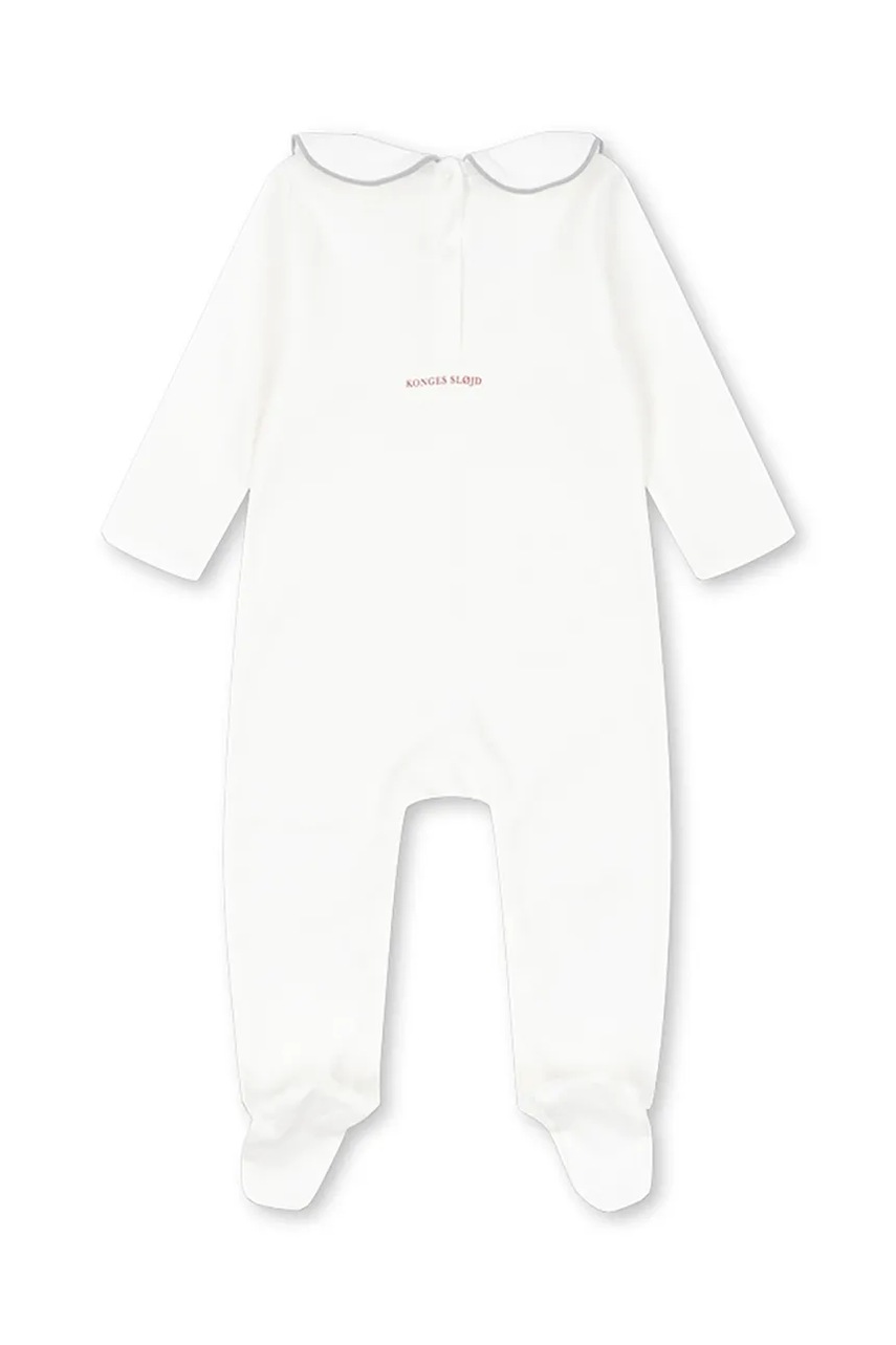 Konges Sløjd  бебешки гащеризон за спане за деца от памук MY FIRST CHRISTMAS ONESIE GOTS