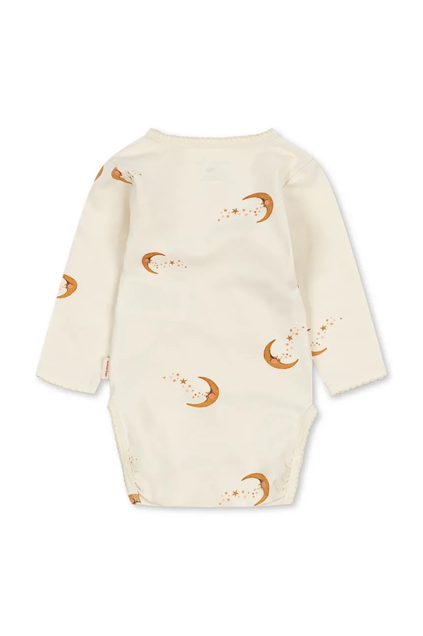 Konges Sløjd  боди за бебе от памук с еластан BASIC LS NEWBORN BODY GOTS
