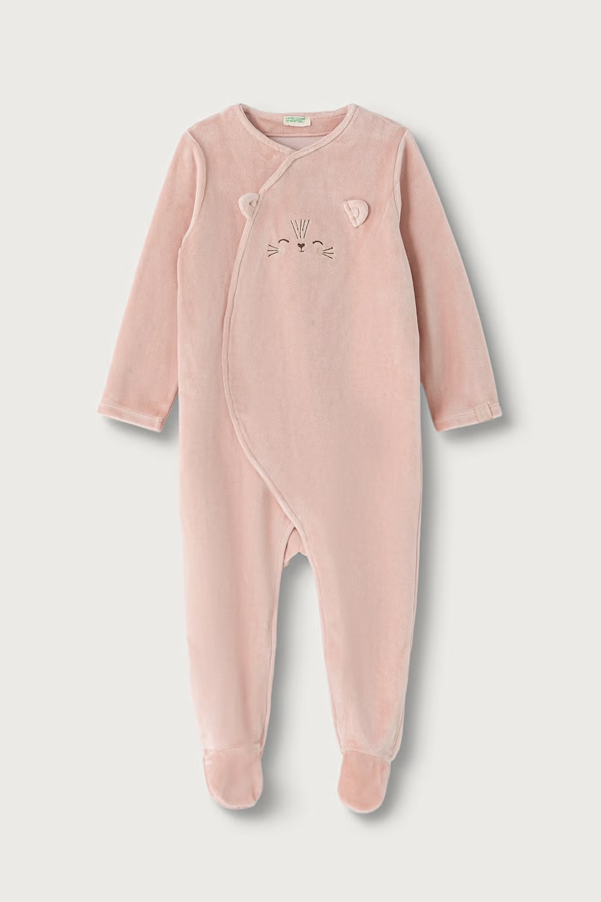United Colors of Benetton kombinezon za bebe od velura