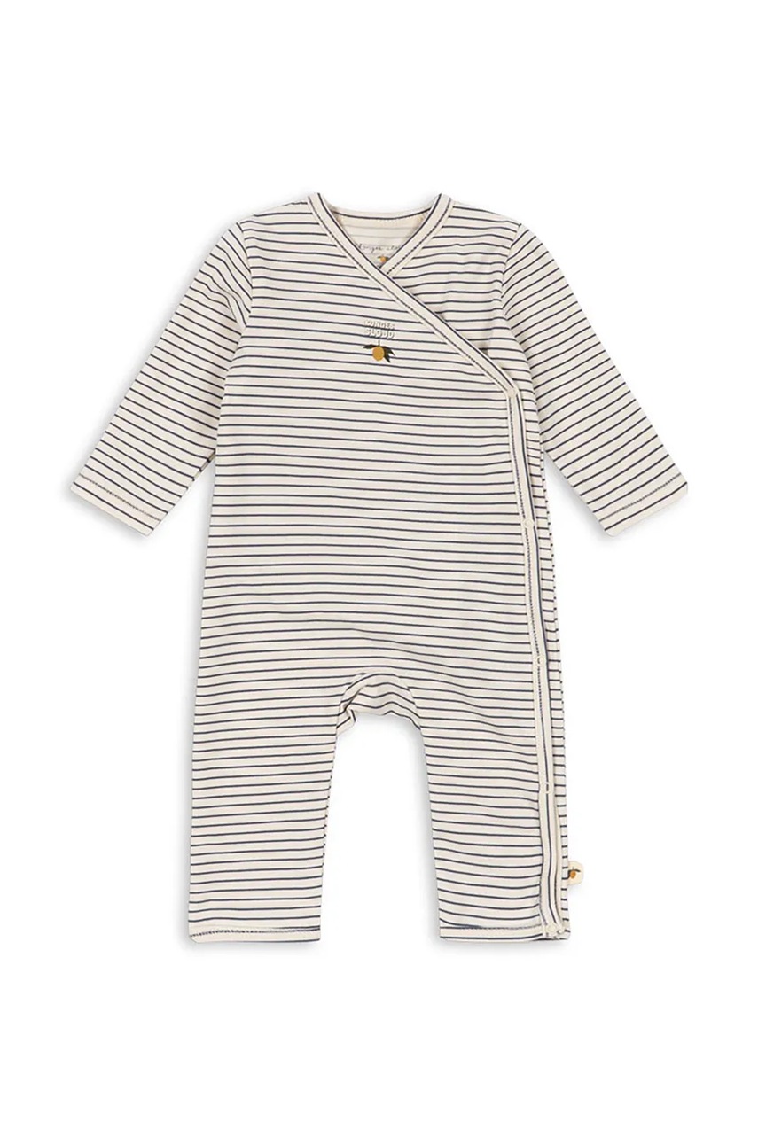 Konges Sløjd  overal detský bavlnený s elastanom BASIC NEWBORN ONESIE GOTS