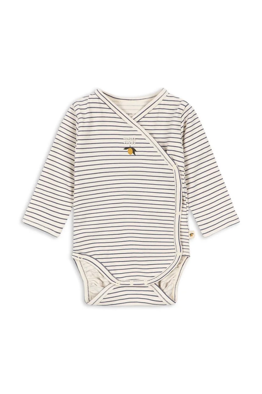 Konges Sløjd body za bebe od pamuka s elastanom BASIC LS NEWBORN BODY GOTS