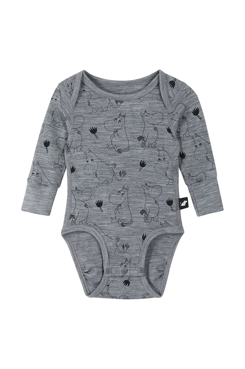 Reima body detské z meríno vlny Moomin Raraste