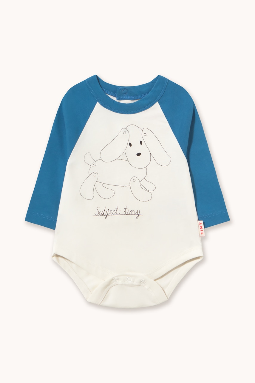Tinycottons body za bebe od pamuka DOG GRAPHIC BODY