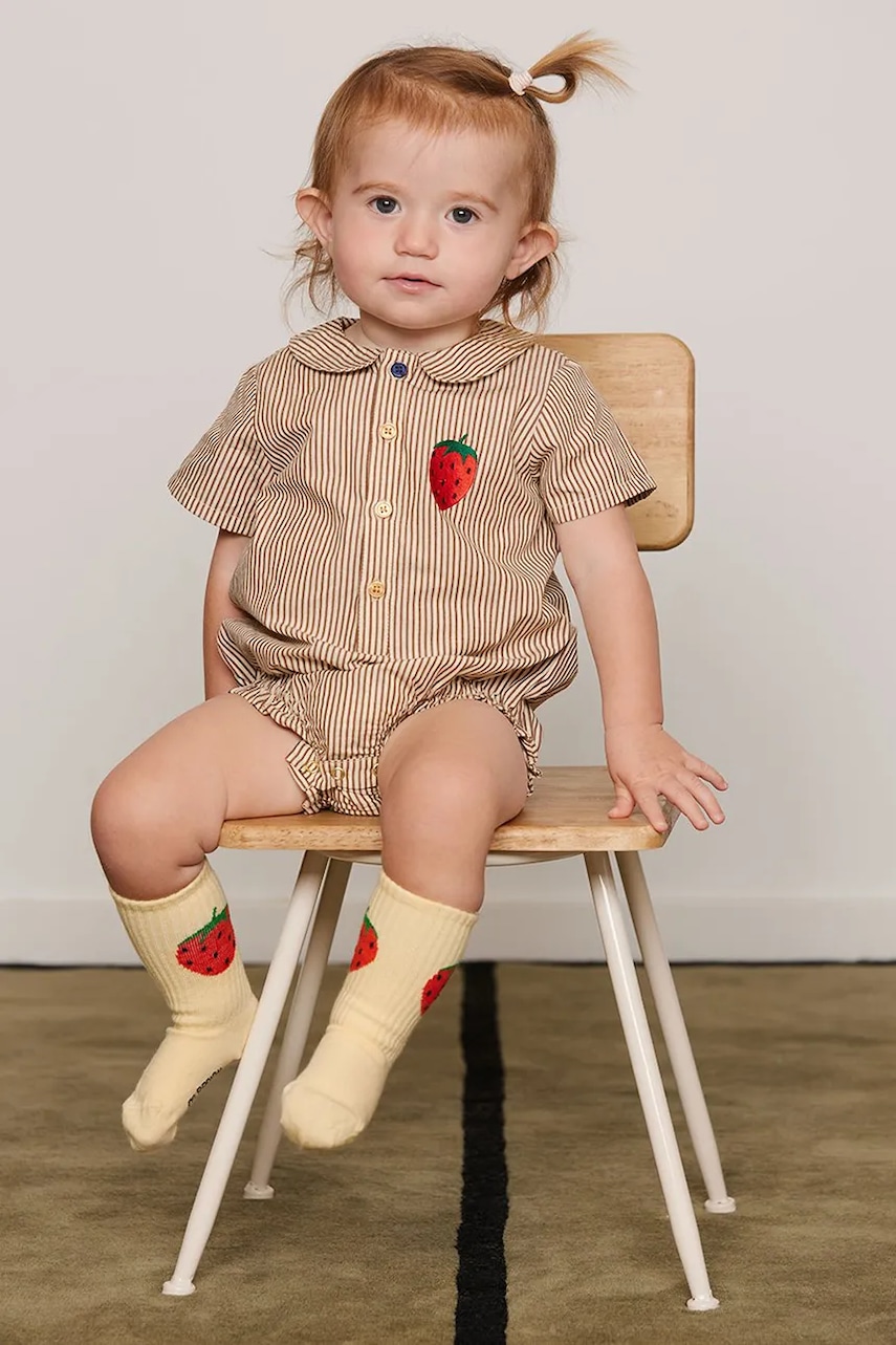 Mini Rodini body pentru bebeluși din bumbac Poplin