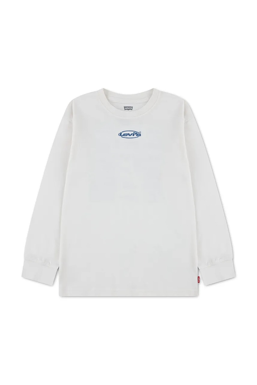 Levi's majica dugih rukava za djecu s pamukom HERITAGE LOGOS TEE