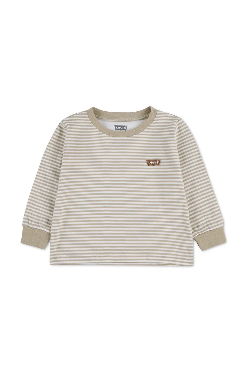 Levi's tričko s dlhým rukávom detské s bavlnou STRIPE TEE